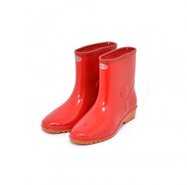 Women’s Short Boots Red